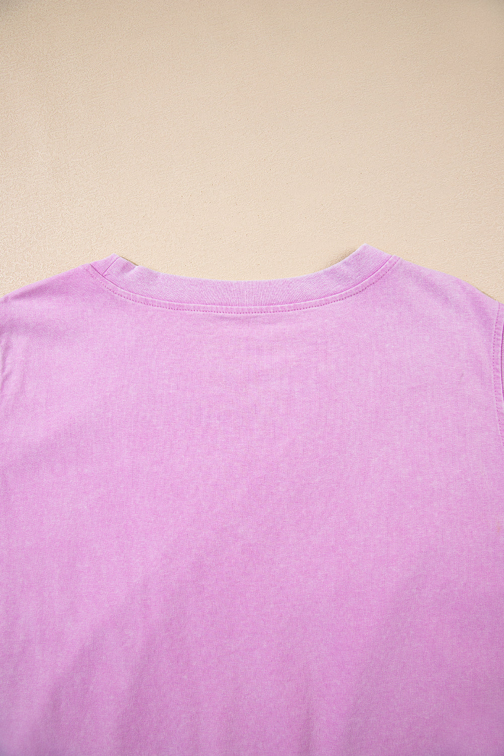 Phalaenopsis Solid Color Washed Sleeveless Top Split Skort Cotton 2pcs Outfit