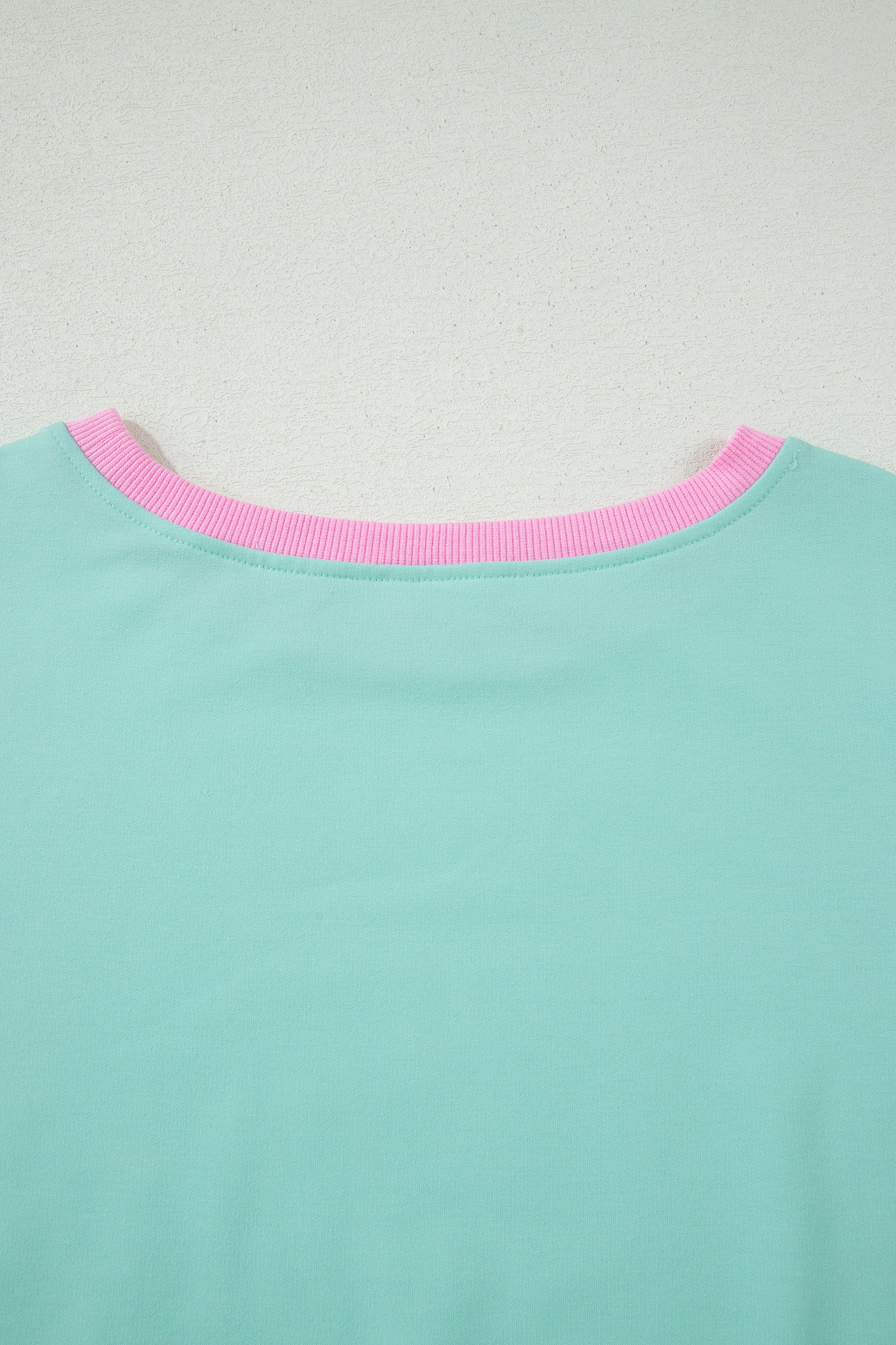 Moonlight Jade Colorblock Edge Drop Shoulder T Shirt and Skort 2Pcs Set