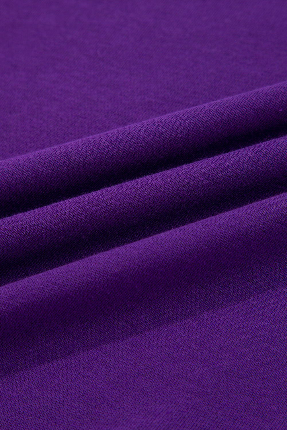 Tillandsia Purple Varsity Stripe Detail Drop Shoulder Pullover Mini Skort Set