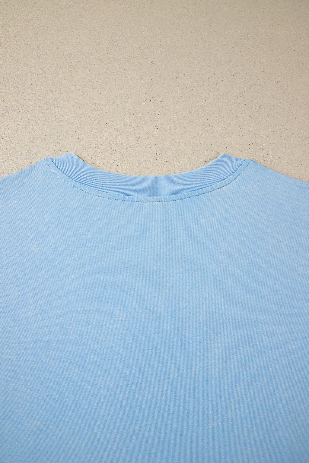 Beau Blue Mineral Wash V Neck Tee Matching Skort Set