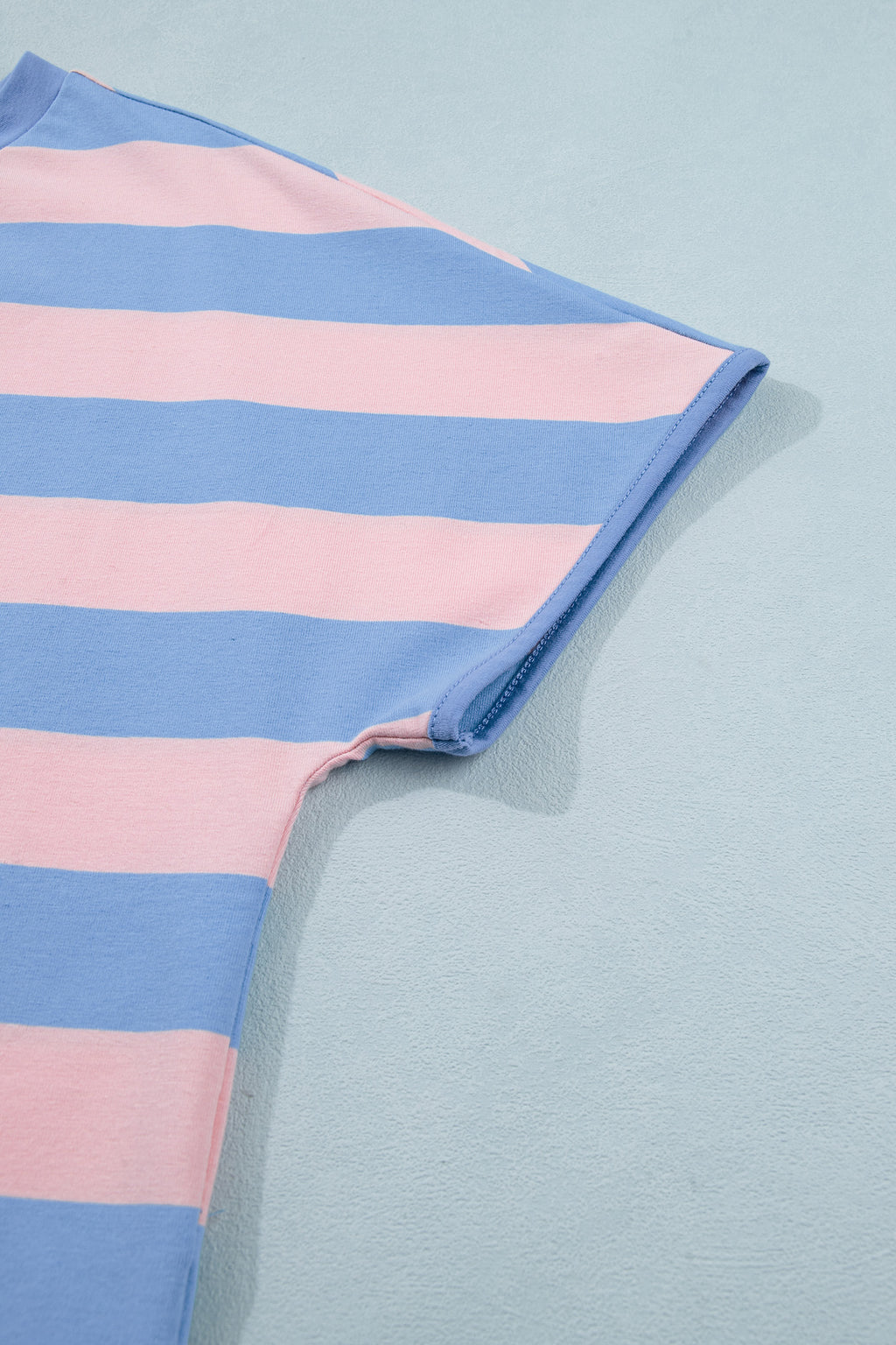 Pink Stripe Dolman Tee Drawstring Skort Athletic 2pcs Set